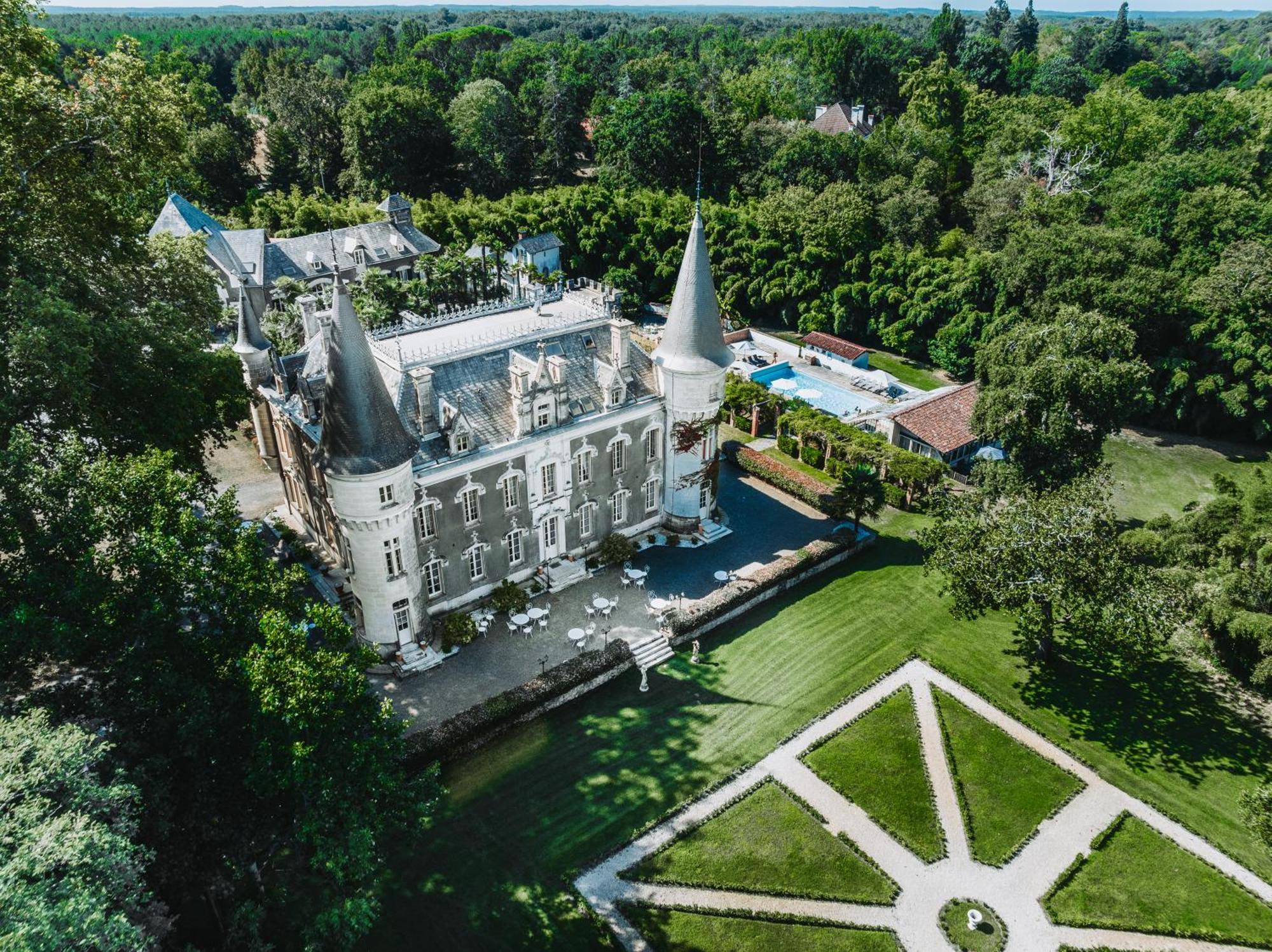 Chateau Belle Epoque - Chambres D'Hotes & Gites Linxe 外观 照片